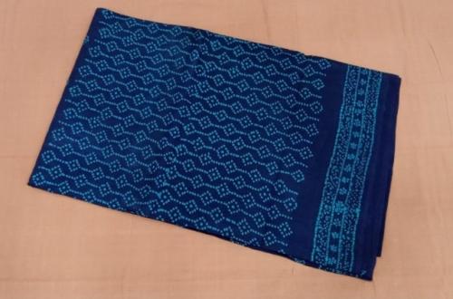 PL COTTON SAREES WITH WAX DOT PRINT DESIGNS